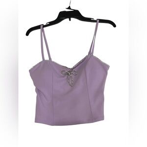 Honey‎ & Sparkle Rhinestone Tank Top